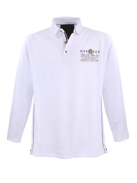 Lavecchia Herren Poloshirt LV-7102 (White, 7XL)