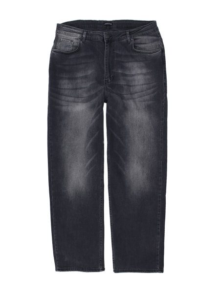Lavecchia Herren Comfort Fit Jeans LV-501 (Black-Stone, 54/32)