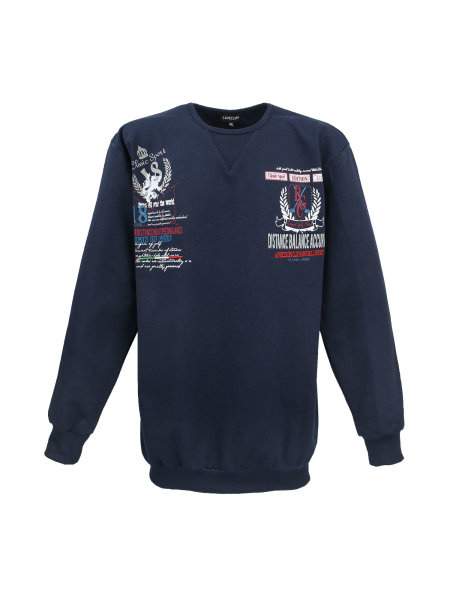 Lavecchia Herren Sweatshirt LV-603 (Navy, 8XL)