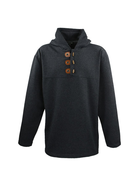 Lavecchia Herren Kapuzen Hoodie LV-605 (Anthrazit-Grey, 3XL)