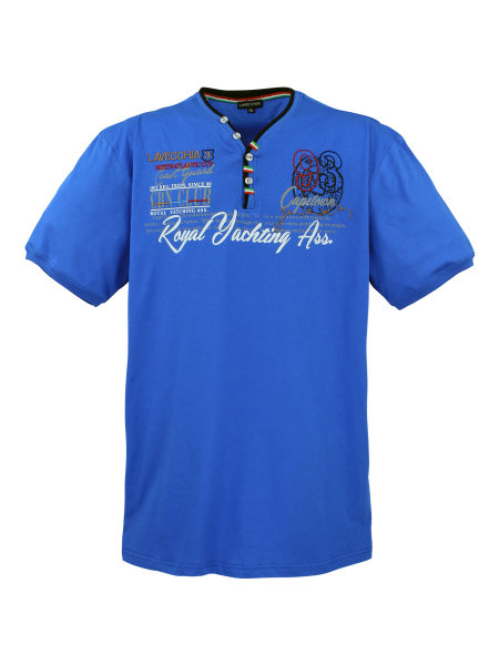 Lavecchia Herren T-Shirt LV-608 (Royalblau, 5XL)