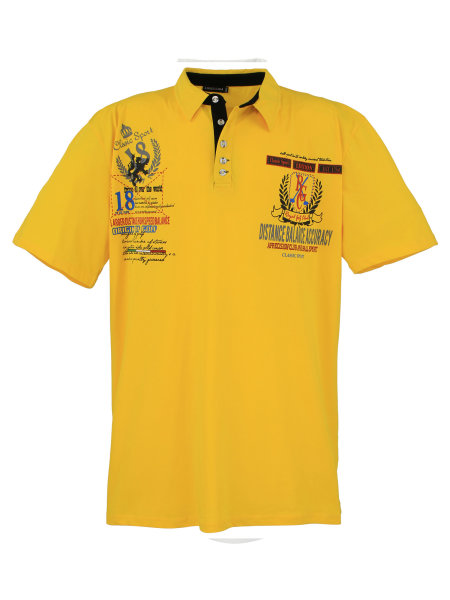 Lavecchia Herren Poloshirt LV-2038 (Gelb, 3XL)