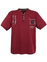 Lavecchia Herren T-Shirt LV-2042 Bordeaux  4XL