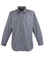 Lavecchia Herren Langarmhemd HLA17 (Jeansblau-Weiß, 4XL)