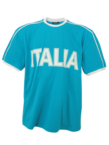 Lavecchia Herren T-Shirt Italia LV-2035 (Türkis, 8XL)